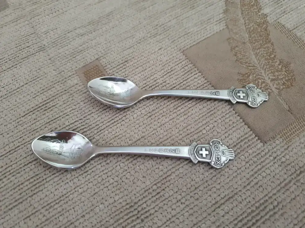 Rolex Bucherer of Switzerland vintage teaspoons