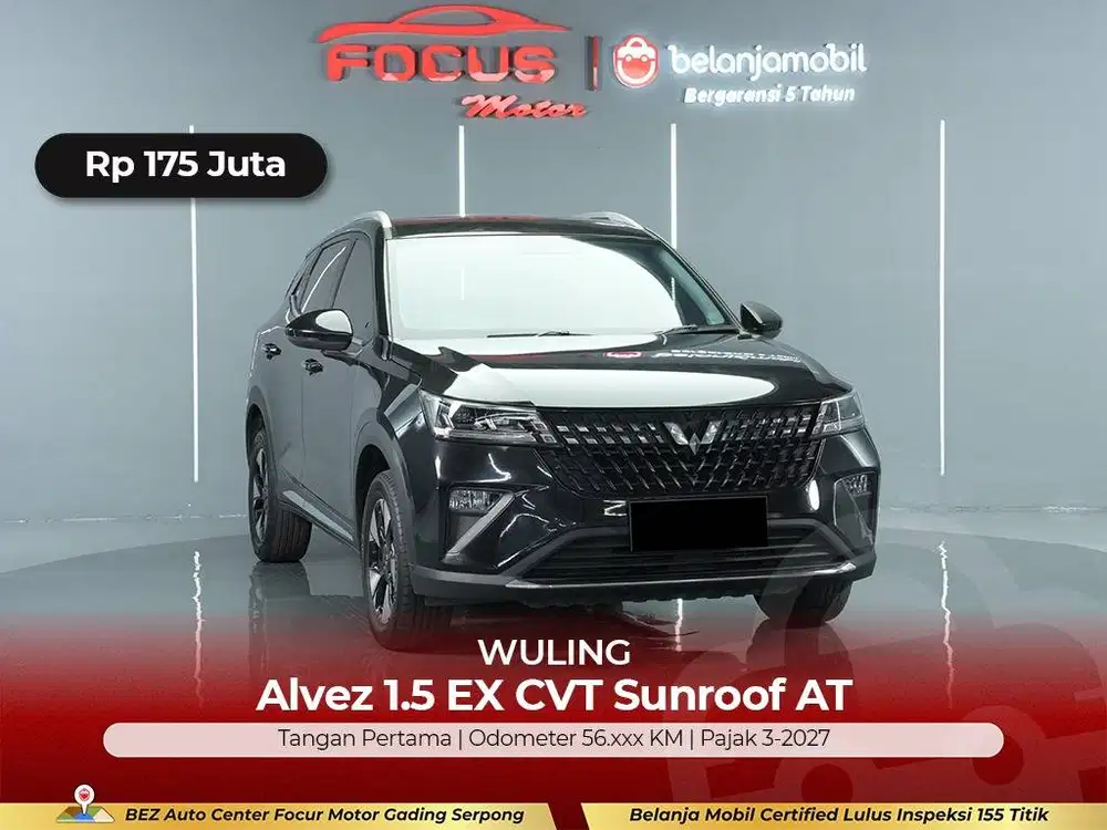 [ GARANSI 5TH ] Wuling Alvez 1.5 EX CVT Sunroof AT 2023/2024/2025