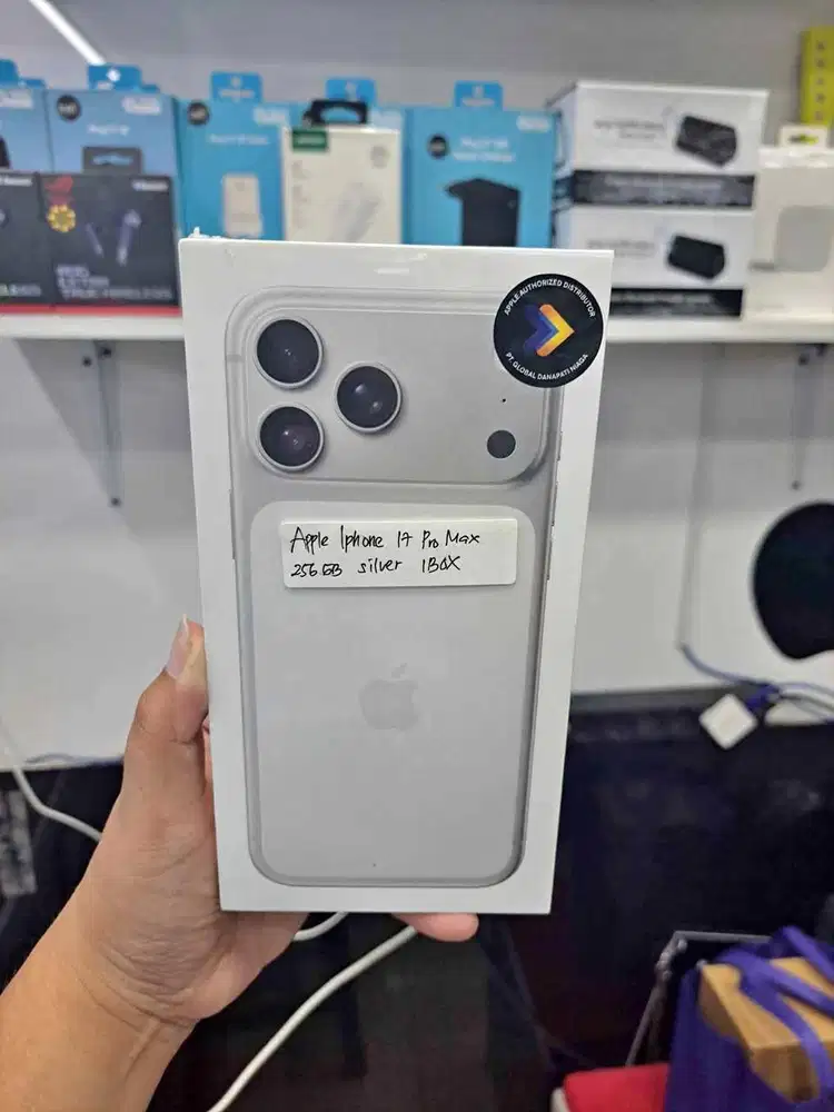IPhone 17 Pro Max 256GB Silver New Segel Box Garansi Resmi
