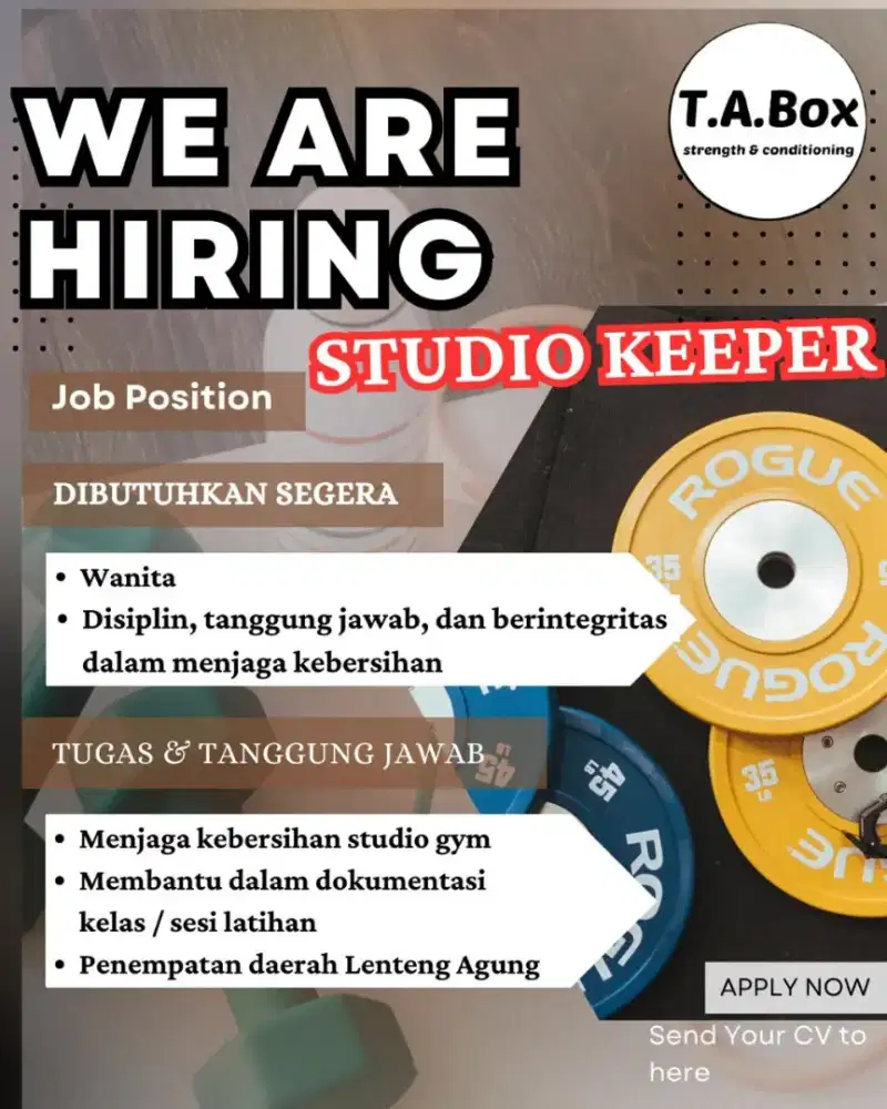 Studio Keeper Gym