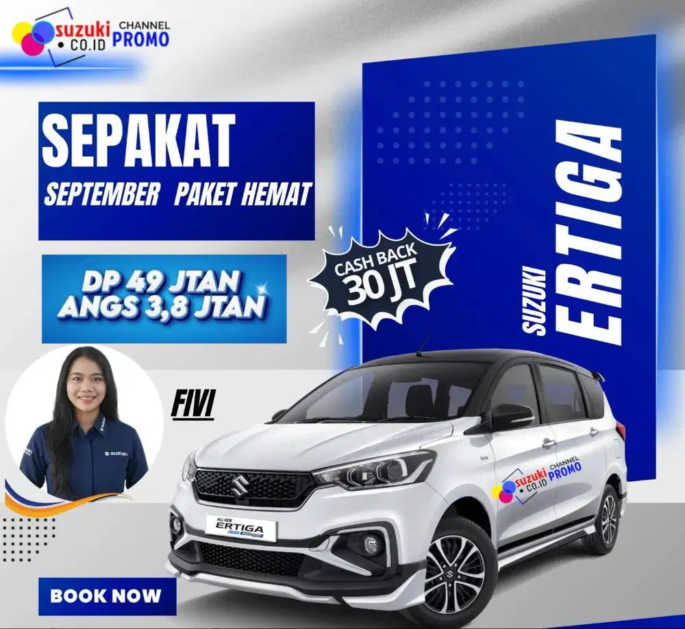Suzuki New Ertiga 2026 - Cash/Kredit TDP Murah, Proses Cepat Diproses