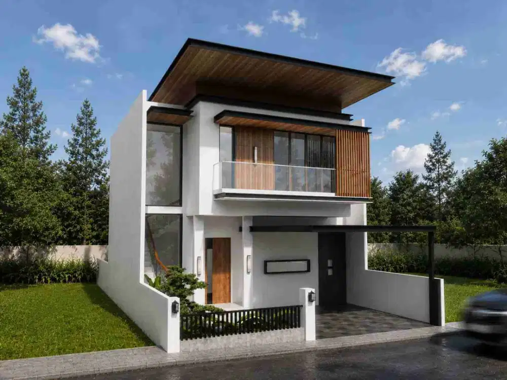 rumah modern kontemporer type 120