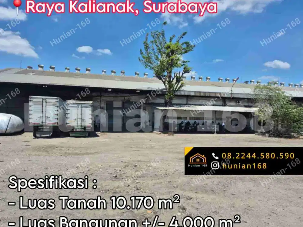 Jual Gudang Tanah Industri Bekas Pabrik Raya Kalianak Barat Surabaya 51 55 75 Kalimas Margomulyo Pelabuhan Perak Utara Tambak Langon Osowilangun Permai Gresik Kavling