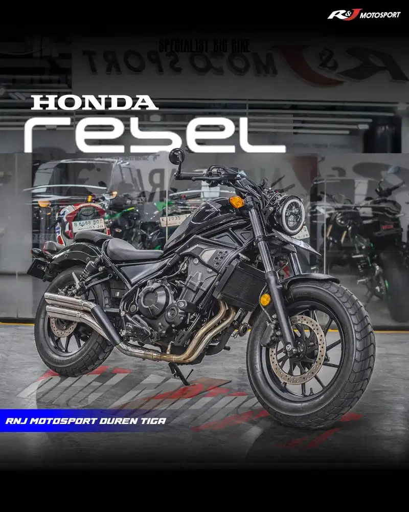 ‎Honda Rebel 500cc Nik 2018 Custom Exhaust Full Paper