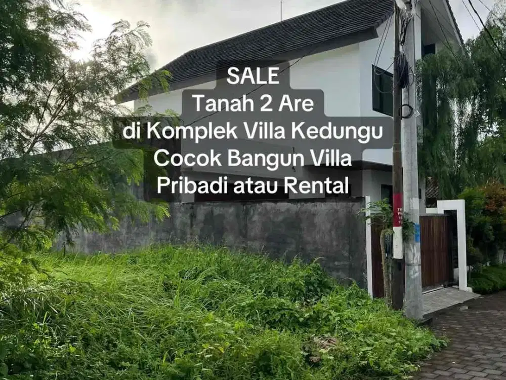 SALE Tanah 2 Are View Sawah Dekat Pantai Kedungu
