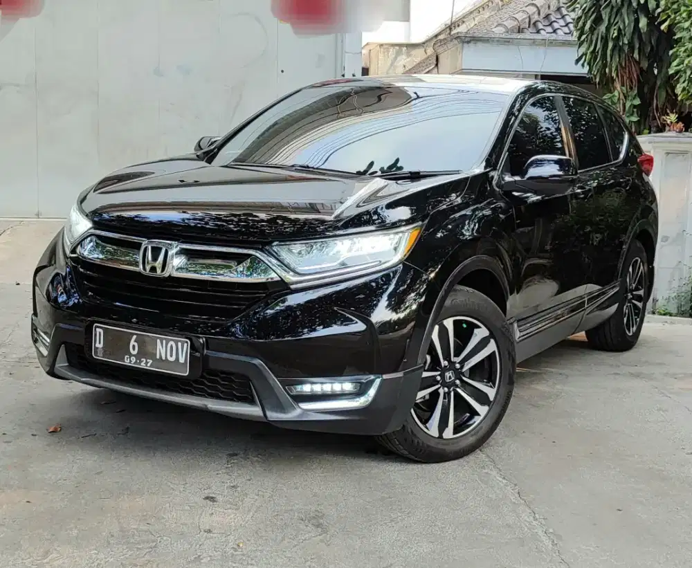 CRV PRESTIGE TURBO 1.5 AT 2017 KM 53rb RECORD HONDA BANDUNG SUNROOF