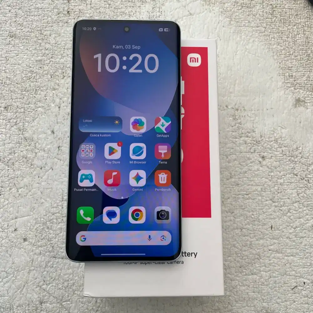 Redmi Note 15 Warna Glacier Blue 8/128GB