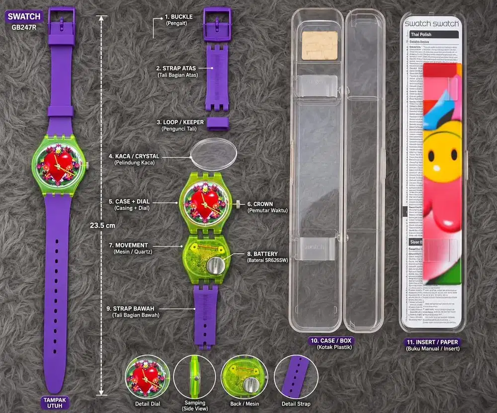 Di Jual Swatch Flower Power