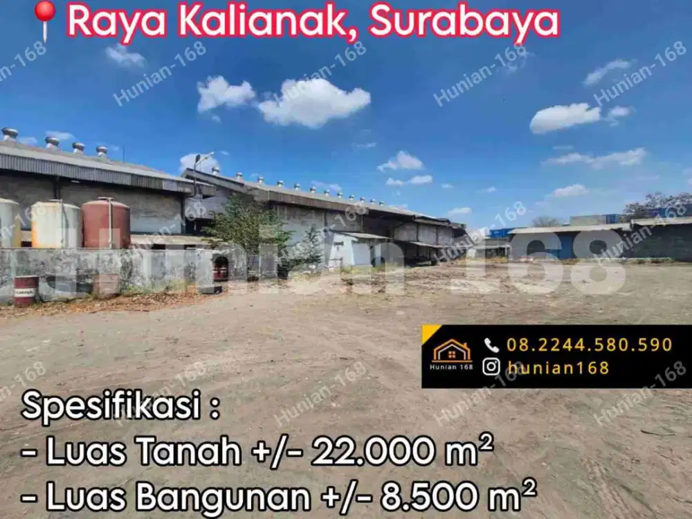 Jual Gudang Tanah Industri Bekas Pabrik Raya Kalianak Barat Surabaya 51 55 75 Kalimas Margomulyo Pelabuhan Perak Utara Tambak Langon Osowilangun Permai Gresik Kavling