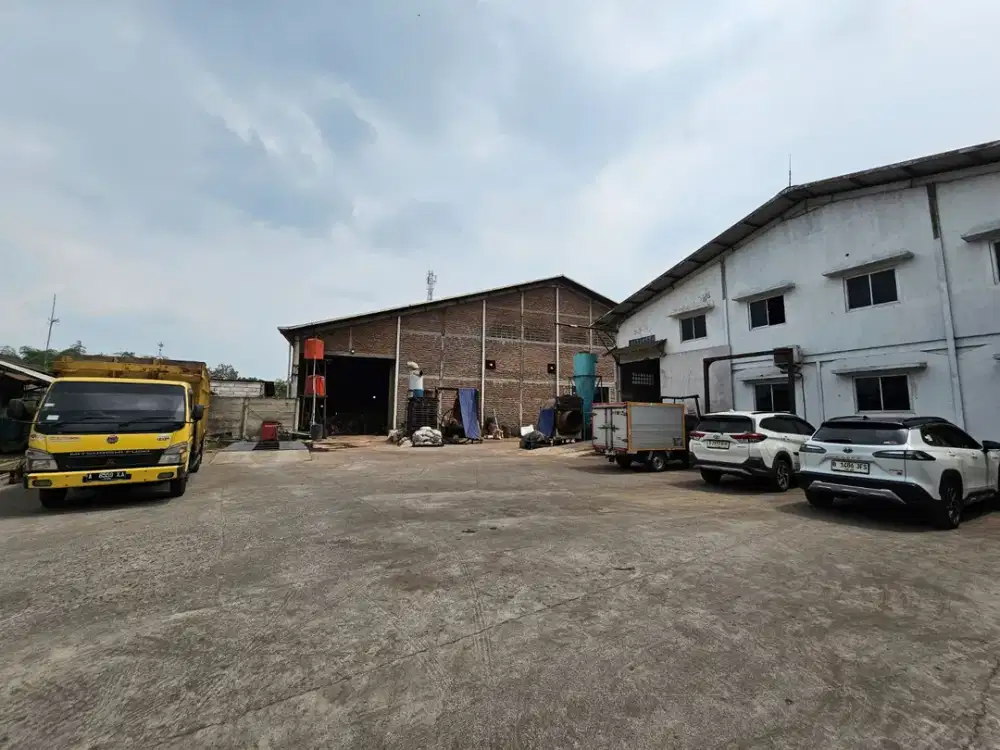 Dijual / Disewakan Ex Pabrik di Tigaraksa Lokasi Strategis Dekat Tol