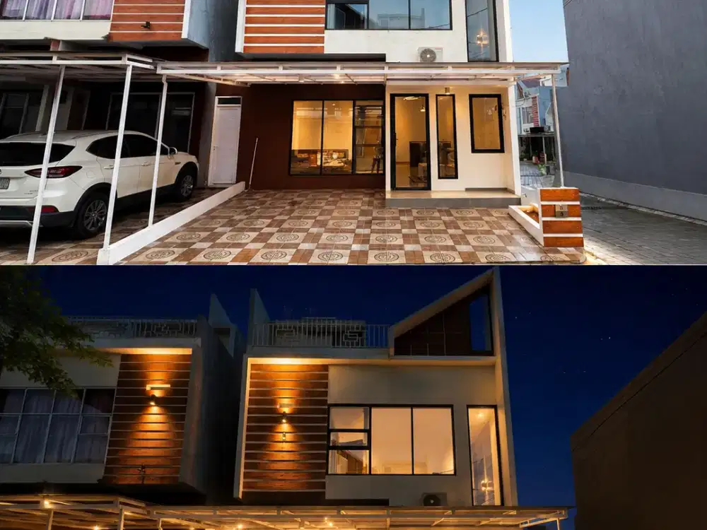 Furnished 3 Lantai, Luas 101 m2  , Cluster Rumah Baru (Hook), Dekat Grand Wisata