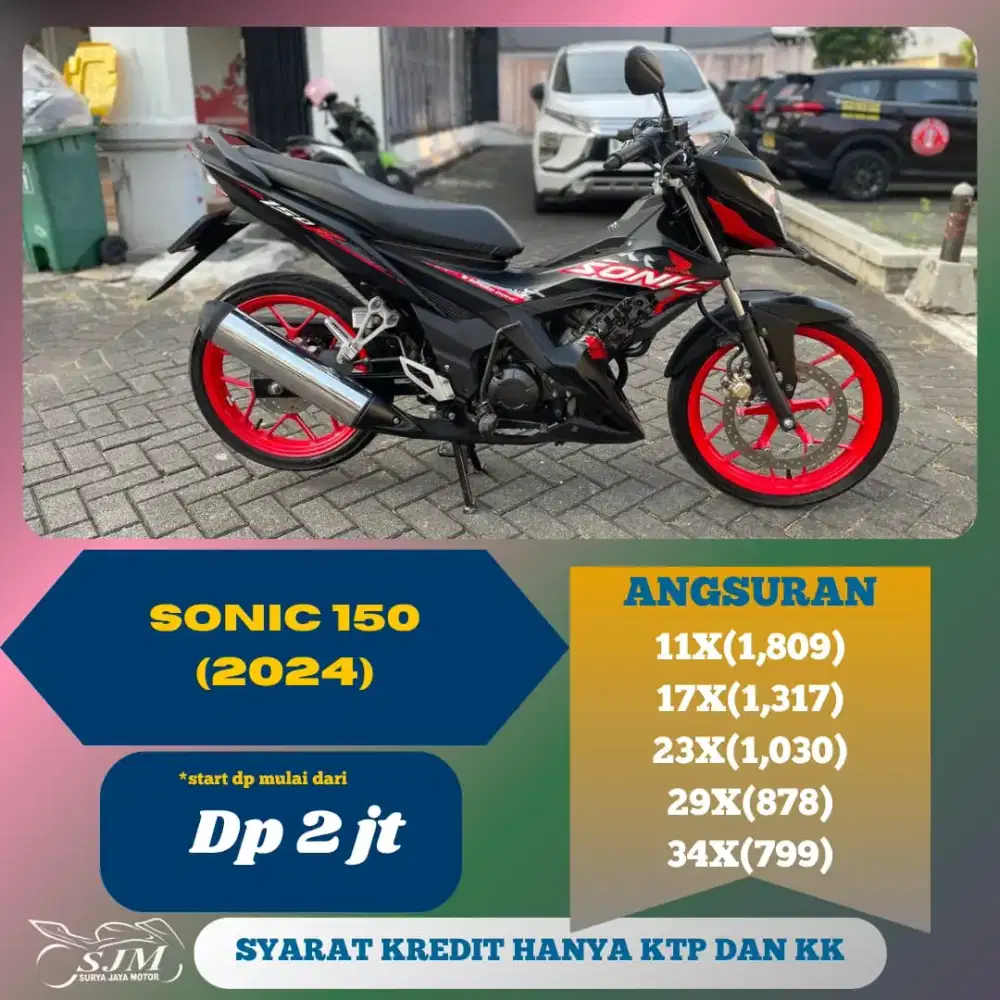 HONDA SONIC 150 R 2024 MESIN HALUS