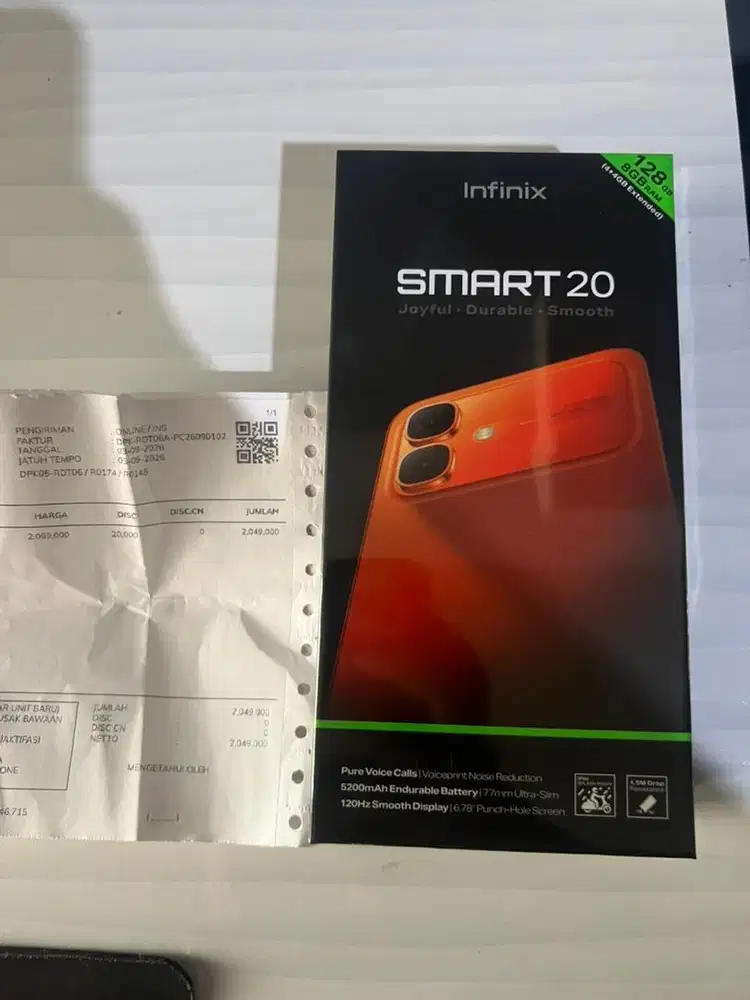 INFINIX SMART 20 RAM 4/128 SEGEL