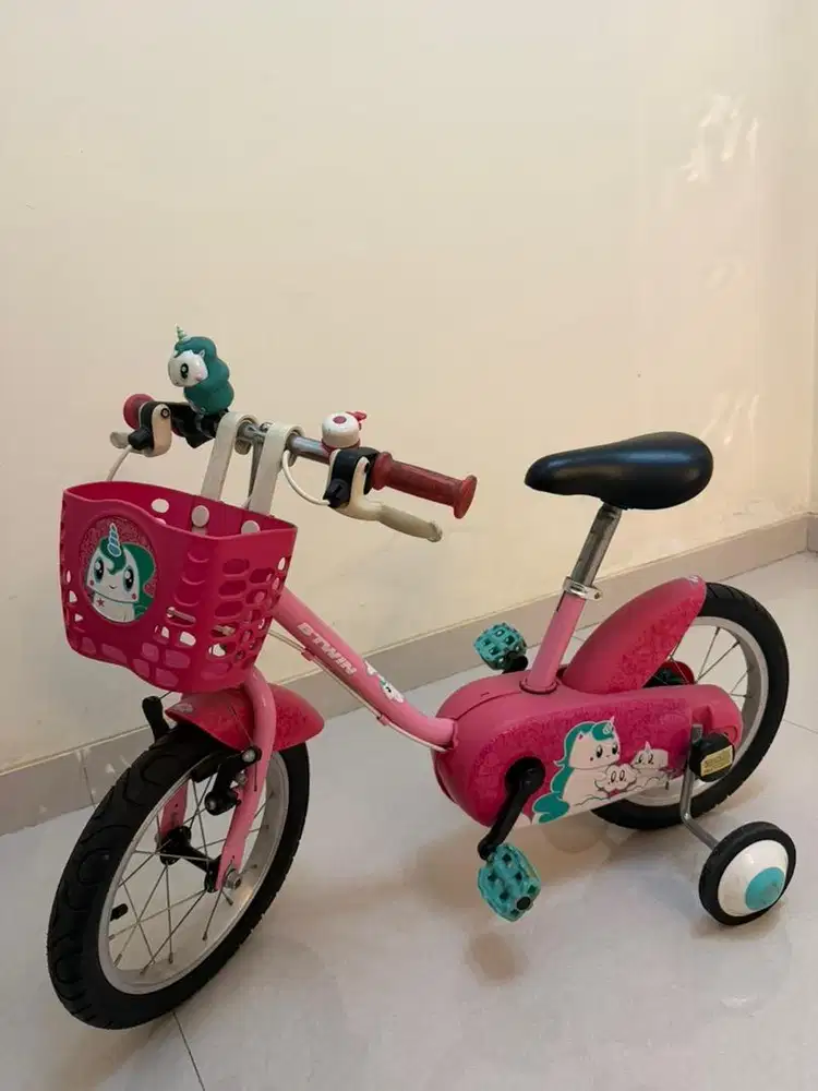 (USED) Sepeda anak Decathlon BTWIN 14-inch unicorn