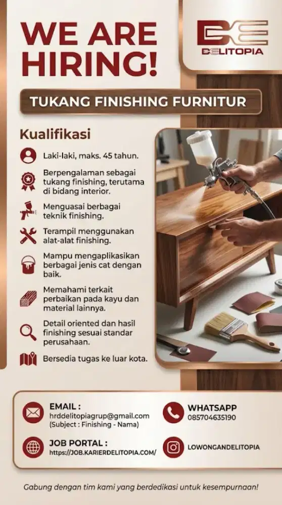 Lowongan Kerja Tukang Kayu