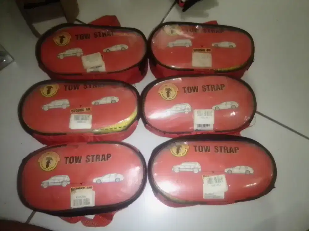 6 Tow strap merk DIY kapsitas 5000 kg panjang 4 meter