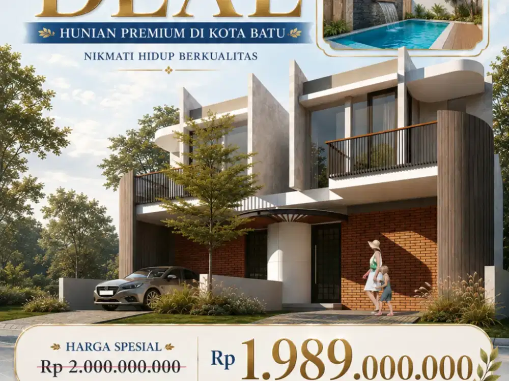 SPESIAL UNIT POJOK LOKASI DEKAT WISATA BATU NIGHT SPECTACULAR KOTA BATU
