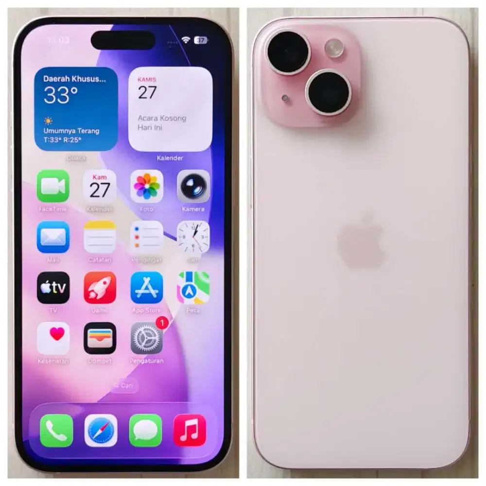 IPHONE 15 128GB IBOX FULLSET MULUS NO MINUS