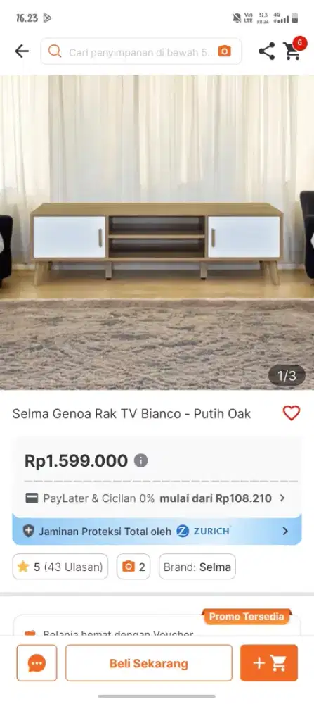 Meja TV SELMA minimalis
