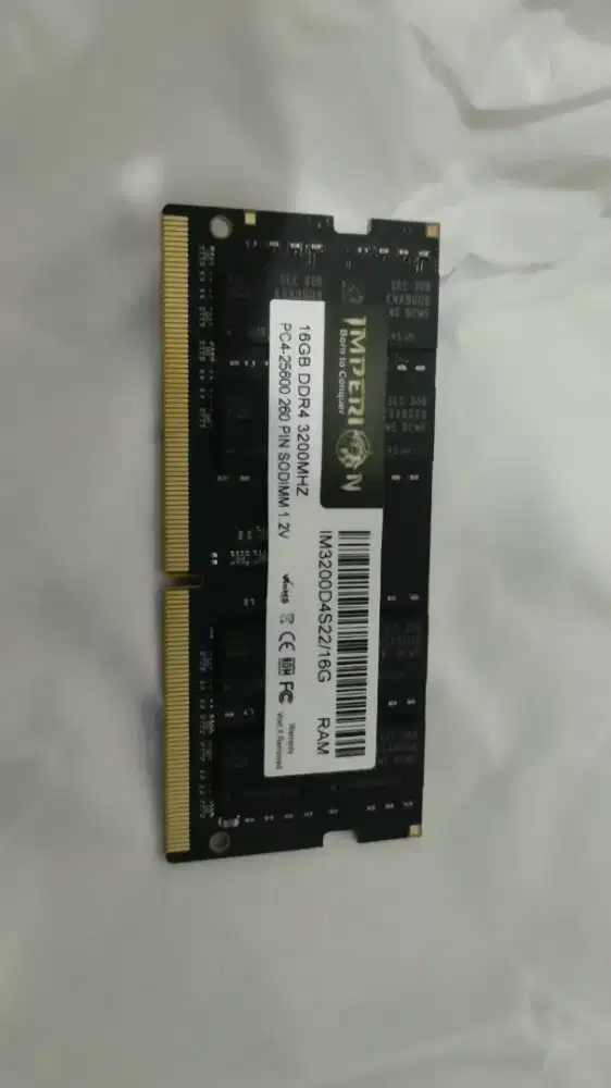 RAM LAPTOP 16 GB DDR 4 3200 MHZ