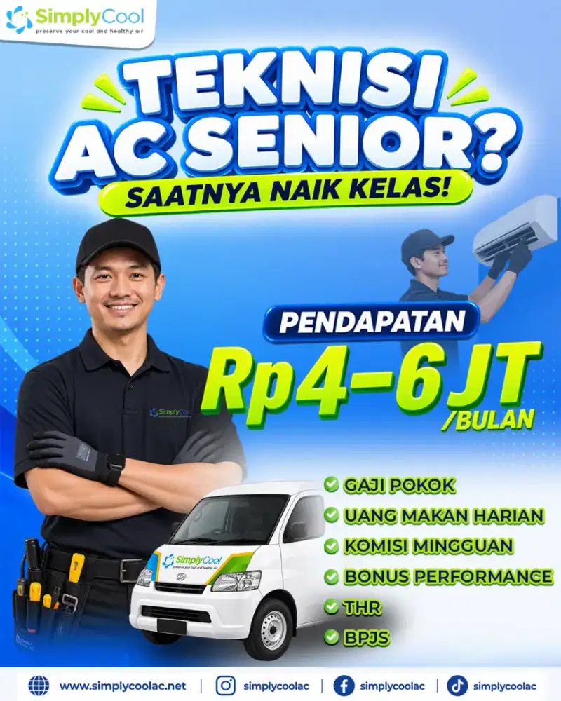 Lowongan Teknisi AC Senior