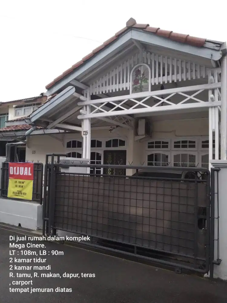 Dijual Rumah Kawasan Strategis Mega Cinere