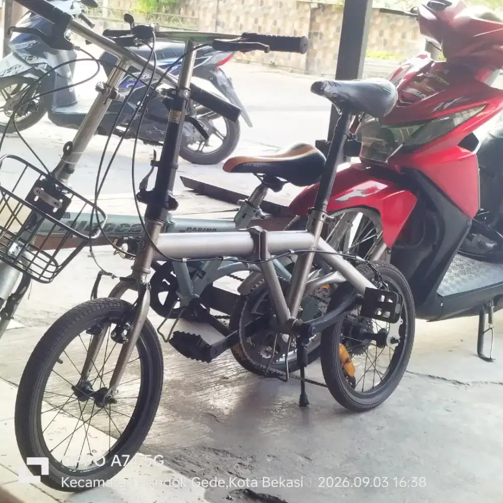 Sepeda lipat ukuran 16