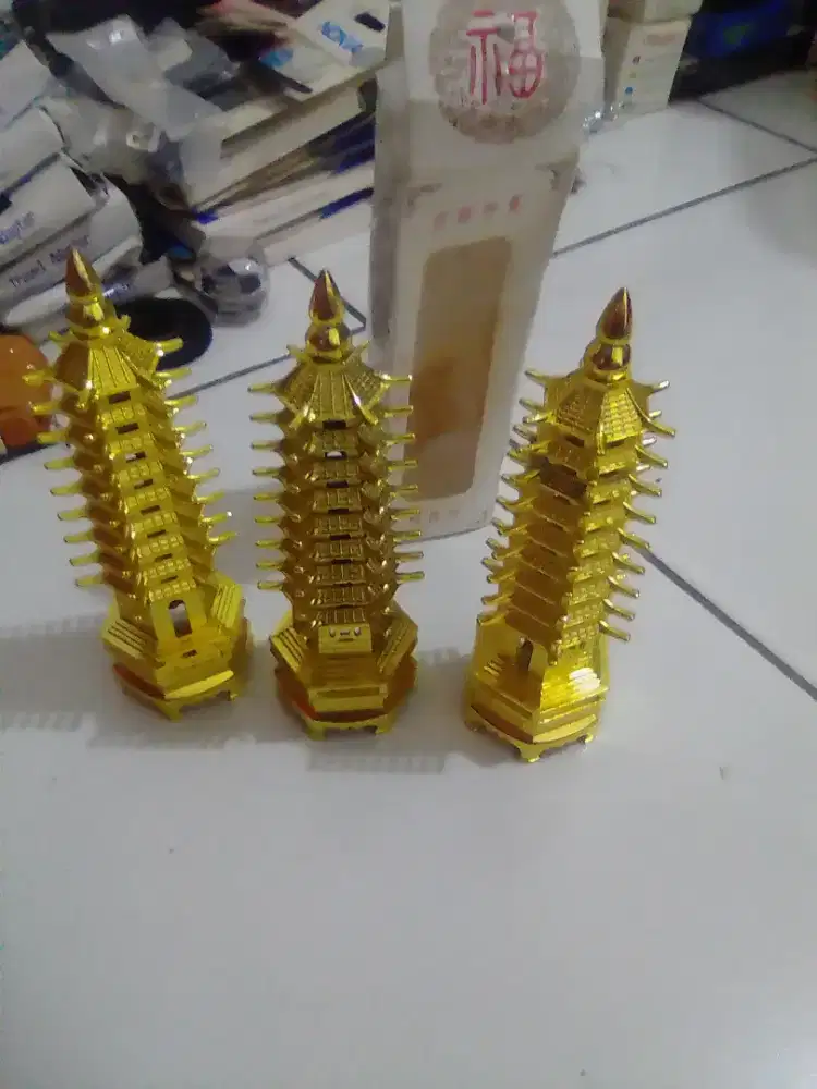 3 patung menara 9 tingkat borong