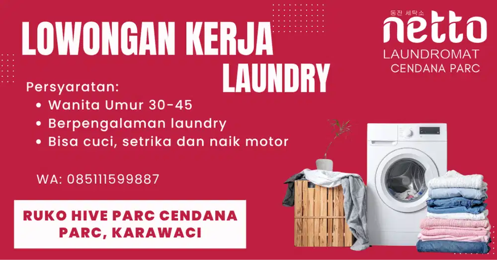 Lowongan Kerja Laundry