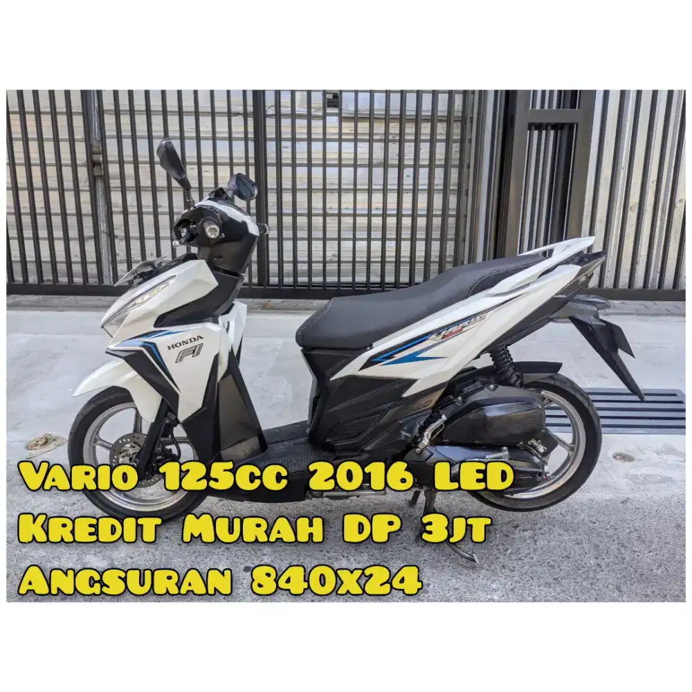 Vario 125cc 2016 CBS Putih Modif Ringan