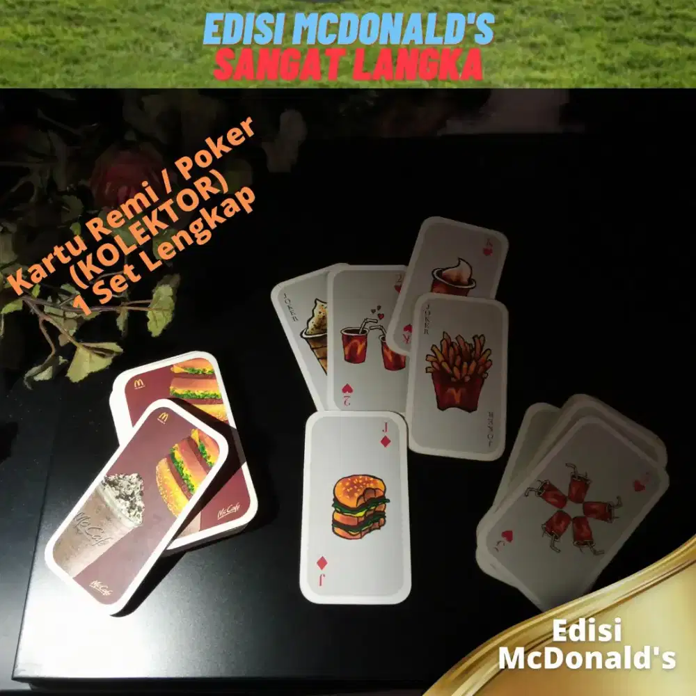 Kartu poker Remi McDonald Original Jaman dulu