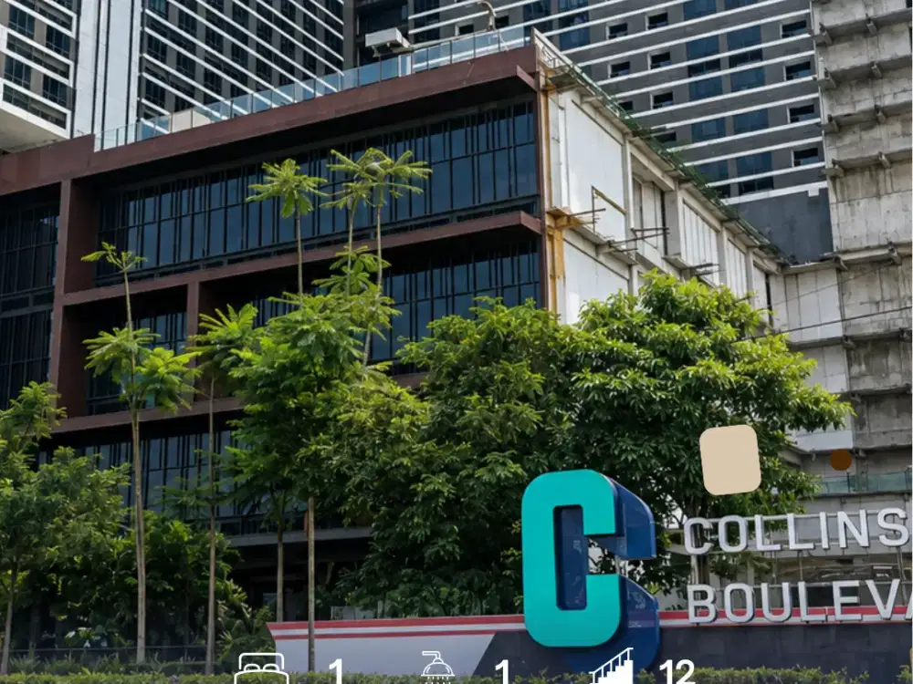 Apartement Sewa Full Furnished Tipe 1BR Collins Serpong Utara