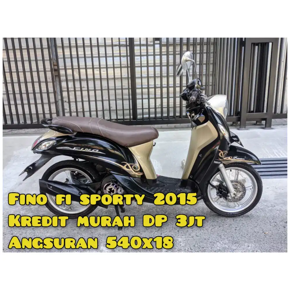 Fino fi 2015 Sporty Hitam Coklat Metalik