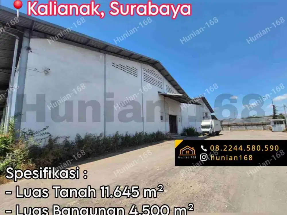 Gudang Tanah Industri Pabrik Raya Kalianak Barat Surabaya 51 55 75 Kalimas Margomulyo Pelabuhan Perak Utara Tambak Langon Osowilangun Permai Gresik Kavling