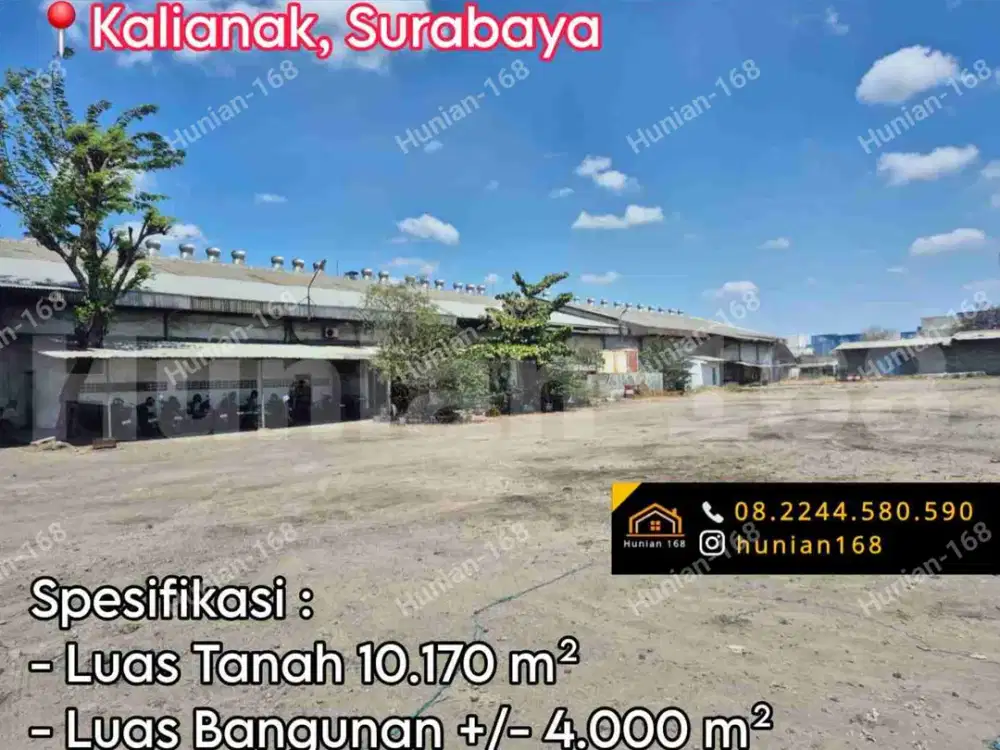 Gudang Tanah Industri Pabrik Raya Kalianak Barat Surabaya 51 55 75 Kalimas Margomulyo Pelabuhan Perak Utara Tambak Langon Osowilangun Permai Gresik Kavling