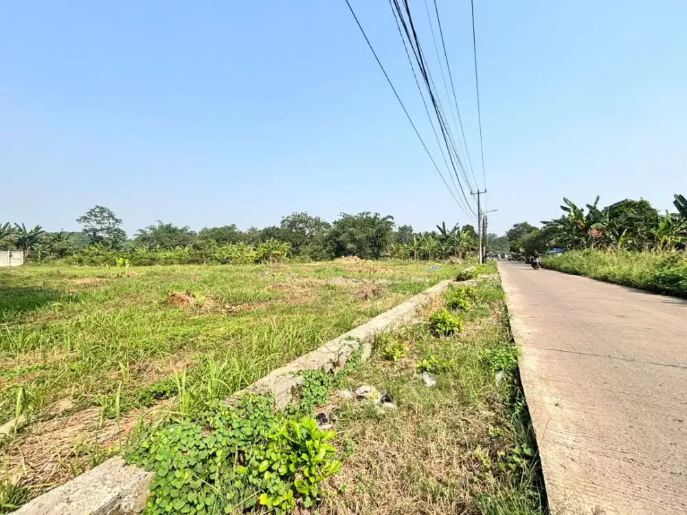 Dekat Gerbang Tol Legok, Tanah Cisauk Akses Mobil Lega