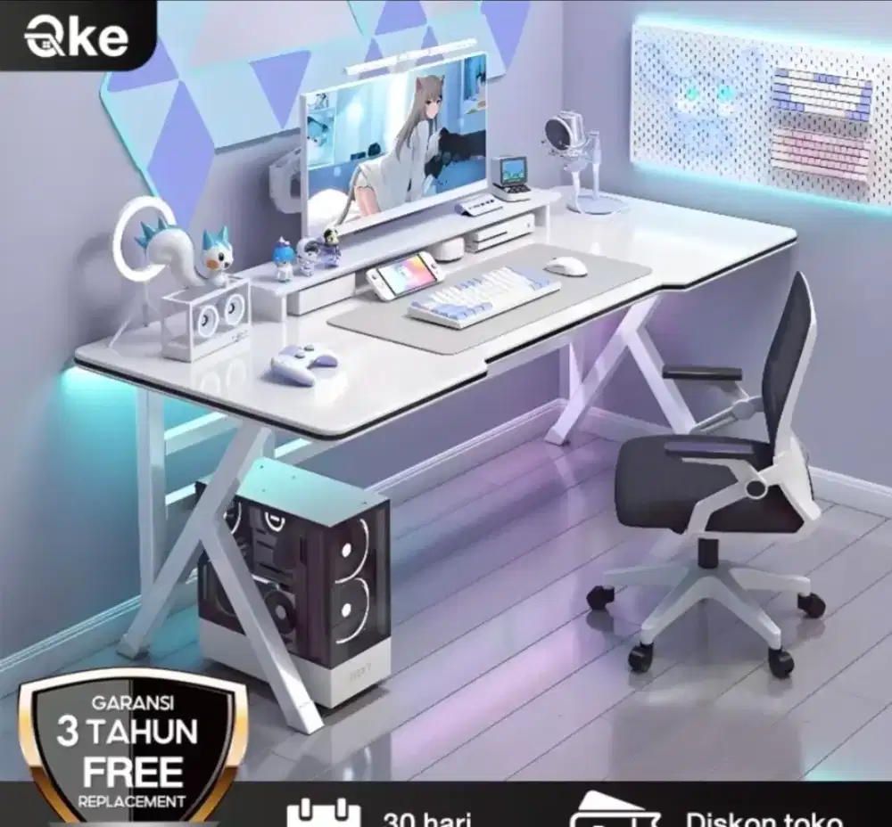 Meja gaming baru jual rugi