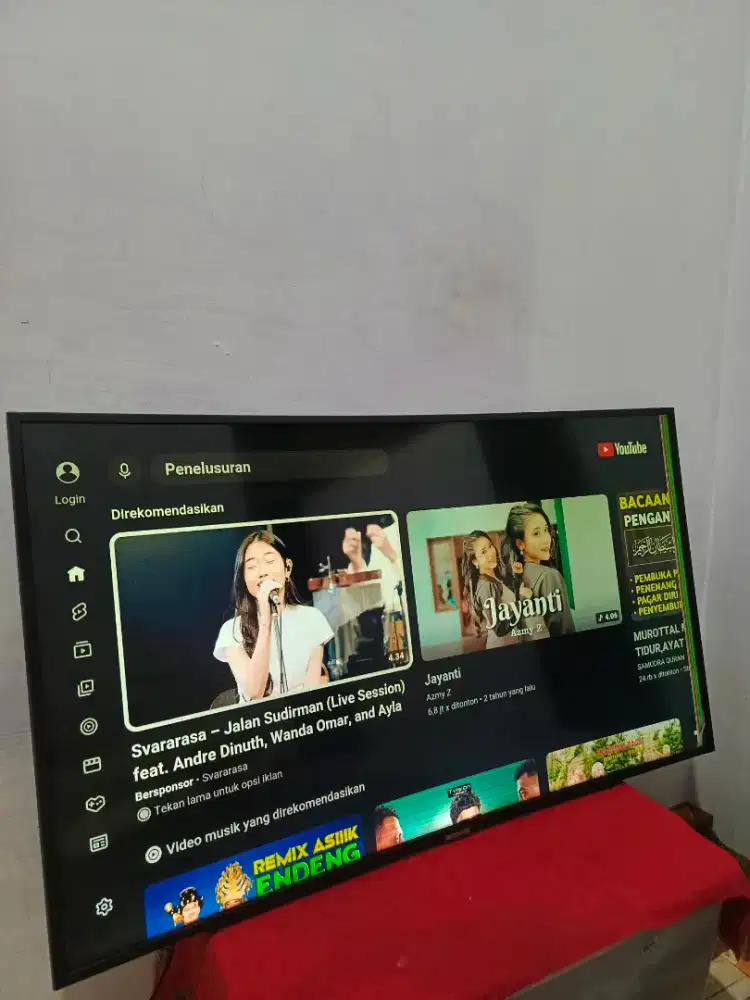 Tv smart samsung curve 50 inchi