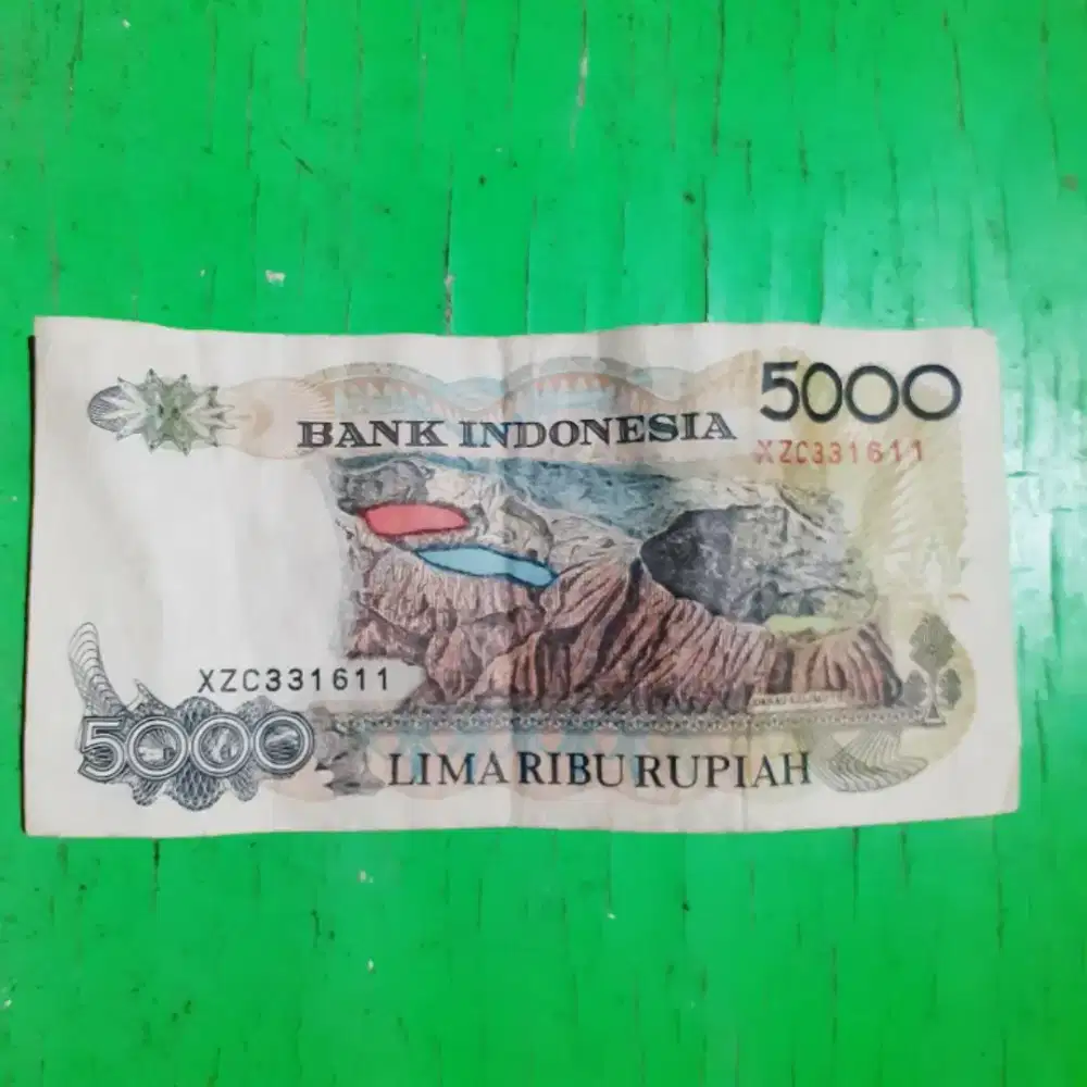 Uang kertas jadul nomor rapi/semi-cantik