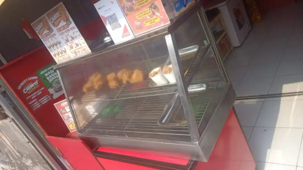 Storage alumunium bekas fried chicken