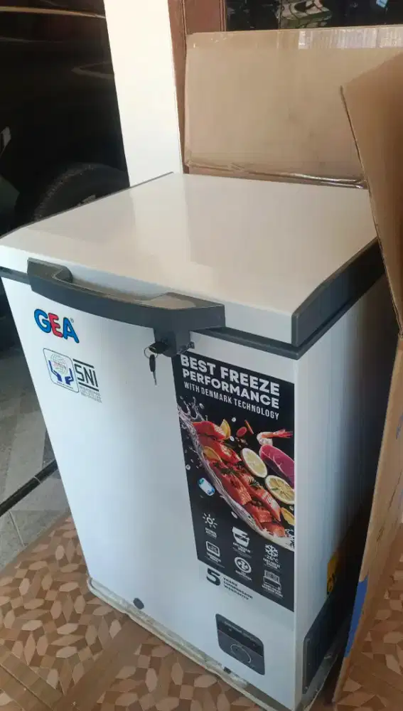 Freezer 100 liter gea komplit