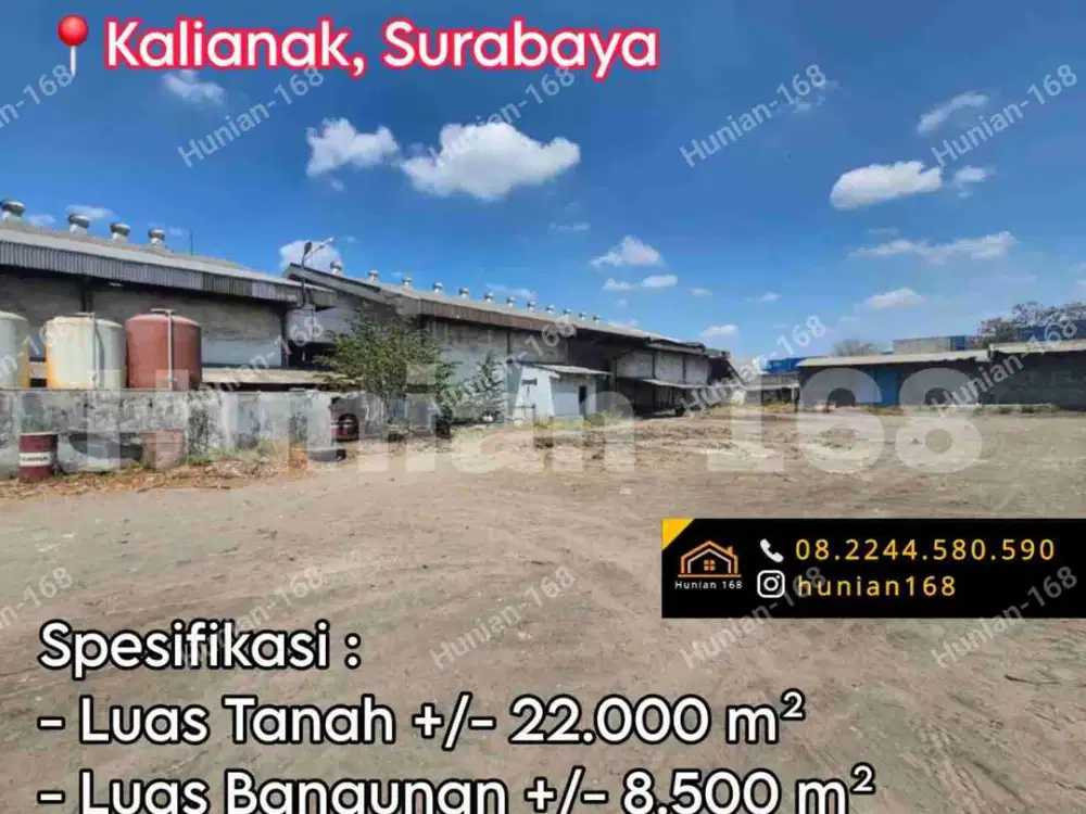Gudang Tanah Industri Pabrik Raya Kalianak Barat Surabaya 51 55 75 Kalimas Margomulyo Pelabuhan Perak Utara Tambak Langon Osowilangun Permai Gresik Kavling Bekas Raya