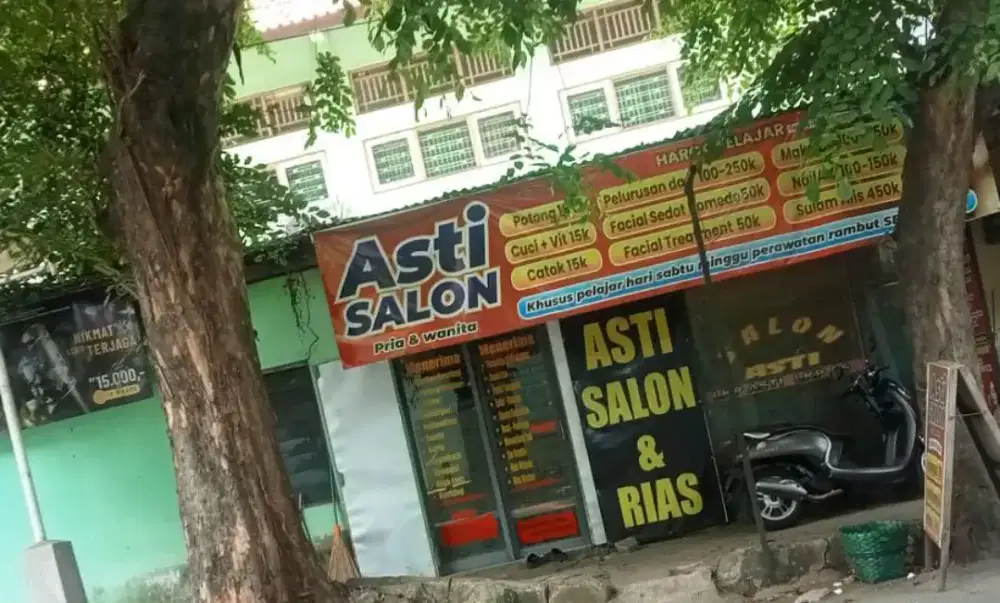 Sticker cutting tulisan logo salon spa awet anti air & panas