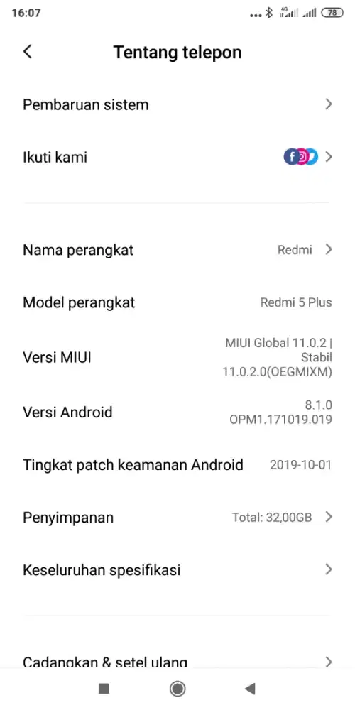 Redmi 5 plus ram 3