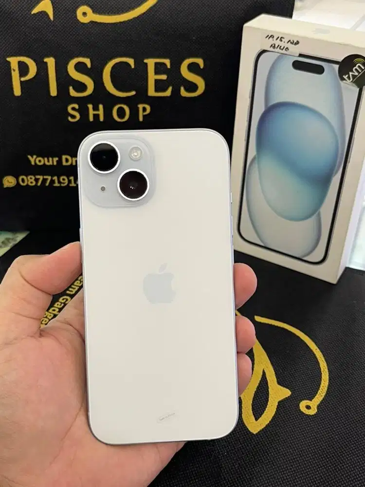 IPHONE 15 128 IBOX BH98 GARANSI MEI 2027 MULUS FULSET
