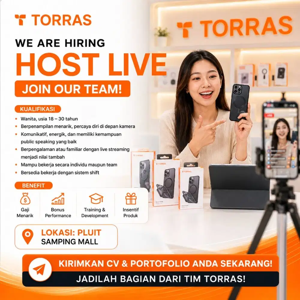 LOKER HOST LIVE PLUIT SAMPING MALL EMPORIUM