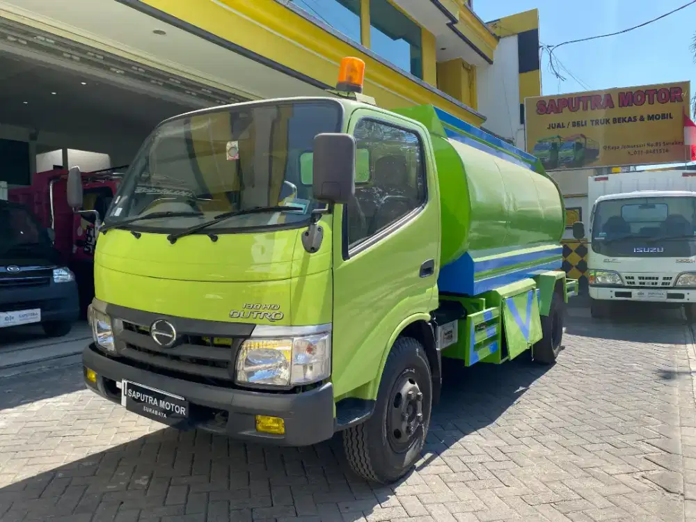 Truk hino 130HD Th2021 Tangki 5000L Hidrolis