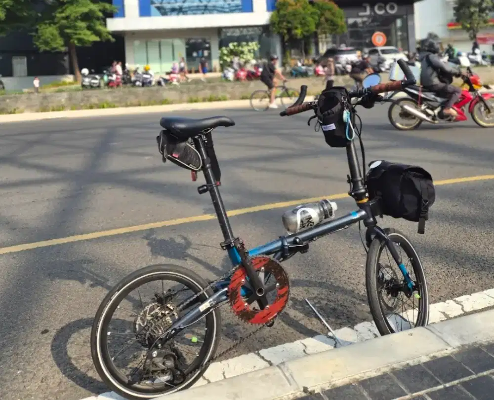 Sepeda Lipat Element Troy Gradient 10 Speed ukuran 16+