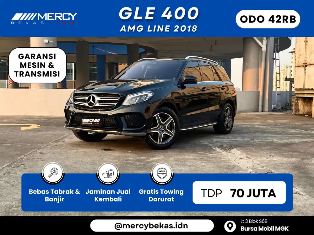 Odo 42 ribu Mercedes Benz GLE400 Amg 2018