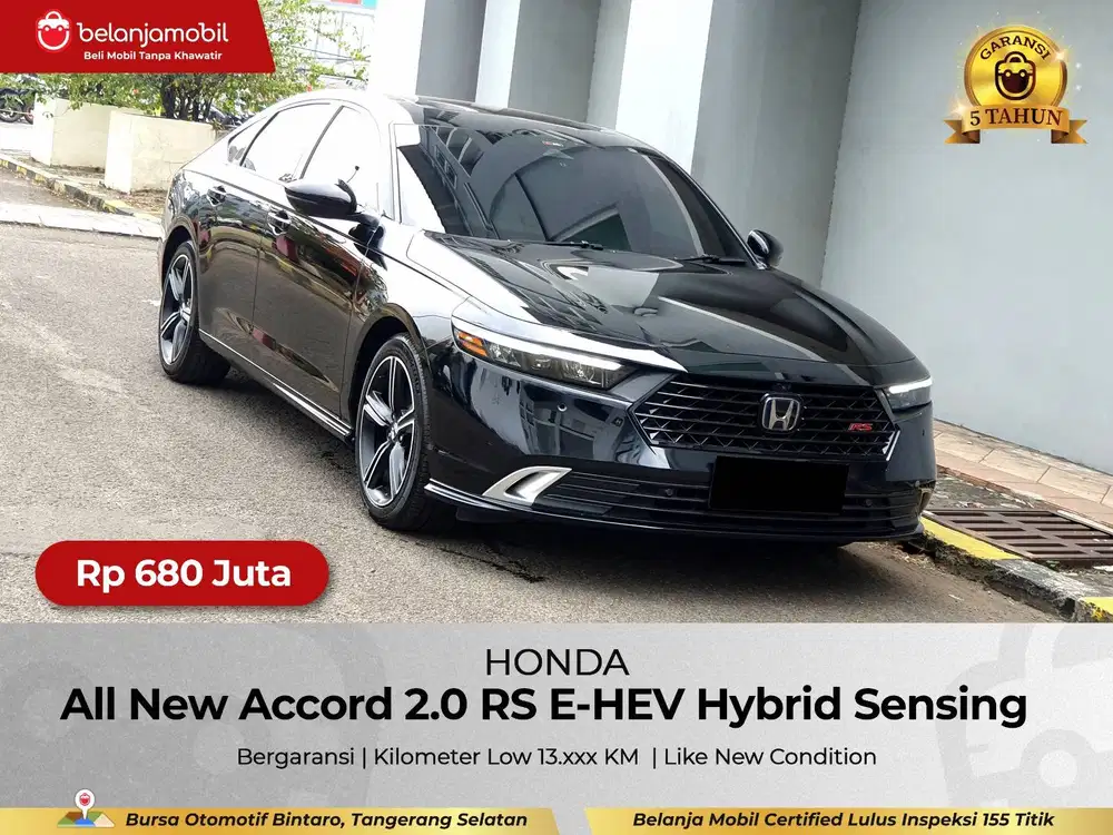 [ LOW KM 13RB ] Honda Accord 2.0 RS E-HEV Hybrid Sensing 2024/2025